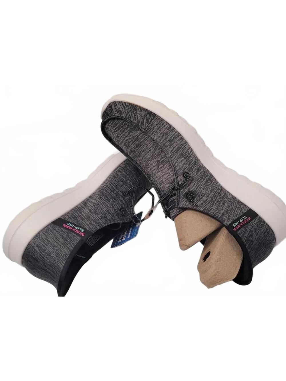 Skechers Women's Slip-Ons Black Textile Shoes Size 11 US